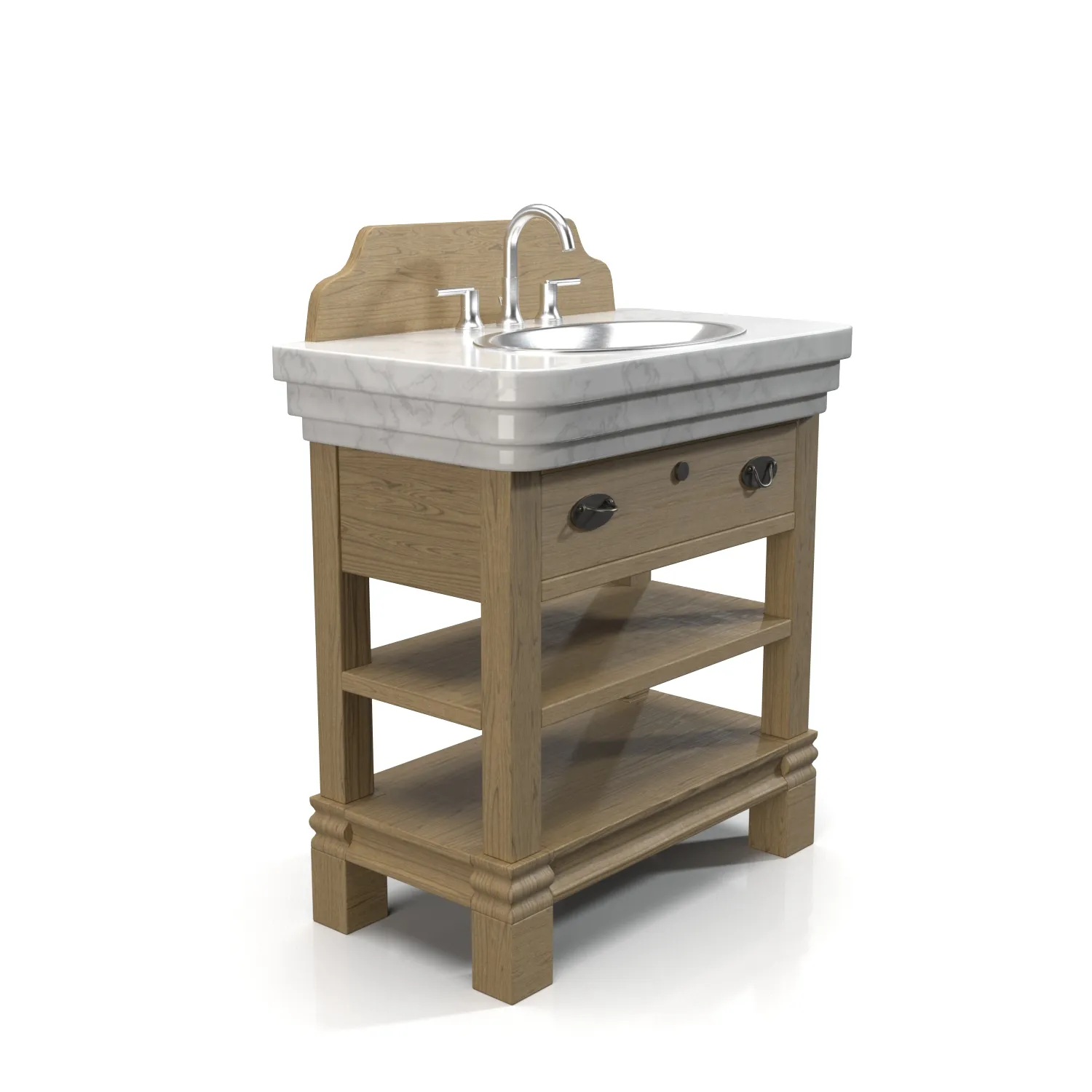 Windwood Vanity PBR 3D Model_04